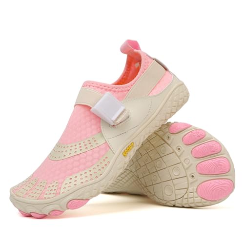 Aquaschuhe Damen Durchsichtig Strandschuhe Wasserfest rutschfest Barfußschuhe Elegant Schwimmschuhe Sommer Wasserschuhe 38 Transparent Dusch- & Badeschuhe Für Aqua Schuhe Beach Shoes von Xiangdanful