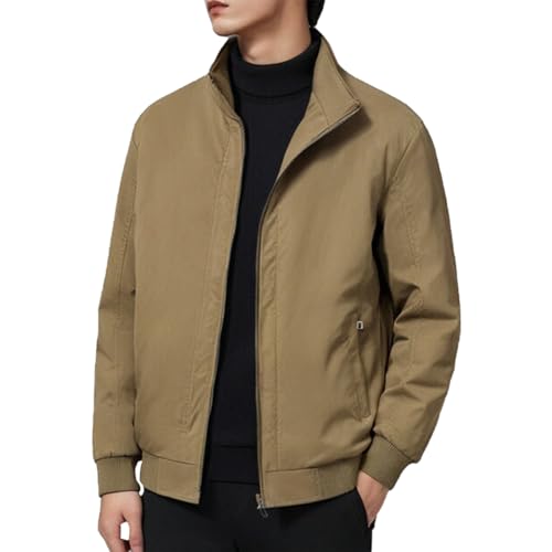 Herren Blouson Leichte Motorradjacke Bomberjacke Damen Ohne Kapuze Sommer Jacke Baseball Lederjacke Kurz Sommerjacke College Übergangsjacke Jacken Elegant Leicht von Xiangdanful