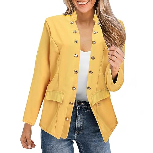 Kurzblazer Damen Schwarz Anzug Longblazer Kurz Elegant Blaser Leicht Jackett Pieces Sommer Kostüme & Blazer Für Sweatblazer Trachtenjacke Sportlich Business von Xiangdanful