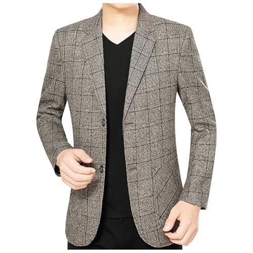 Leinen Sakko Sportlich Trachtenjacke Jackett Herren Schwarz Leicht Anzüge Business Blazer Sommer Sportliche Sakkos Anzugjacken Elegant Pieces & Für Anzug von Xiangdanful