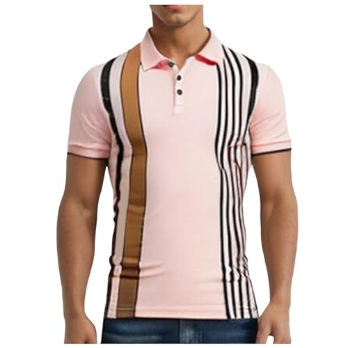 Shirt Herren Slim Fit Polohemd Polo Baumwolle Golf T-Shirts Sommer Kurzarm Oversize T Shirts Poloshirt Für Bekleidung Sportshirt Poloshirts von Xiangdanful