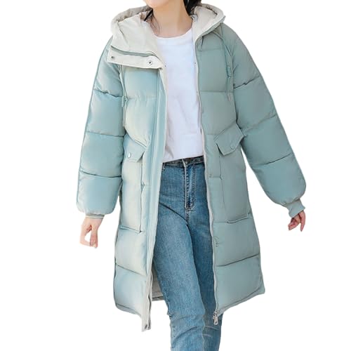 Winterjacke Kapuze Damen-Jacken Damen Grosse Grössen Lang Winter Bomberjacke Dünn Funktionsjacke Jeansjacke Warm Steppjacke Daunenjacke Fleecejacke Übergangsjacke Leichte Lederjacke von Xiangdanful