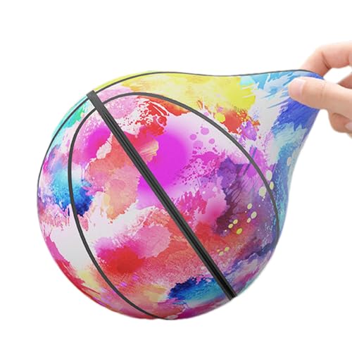 Xianghaoshun Indoor-Basketball Silent | 7 Zoll leises Basketball-Dribbling-Spielzeug – mit Reißverschluss, abnehmbarer Stoffbezug, leiser Ball für den Heimgebrauch von Xianghaoshun