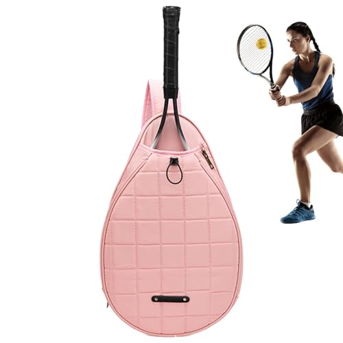 Xianghaoshun Tennisschlägertasche – Oxford-Tuch schützende Badminton-Tasche mit elastischer Kordel | tragbare multifunktionale große Kapazität einzelne Schultertaschen Aufbewahrung Rucksäcke für von Xianghaoshun