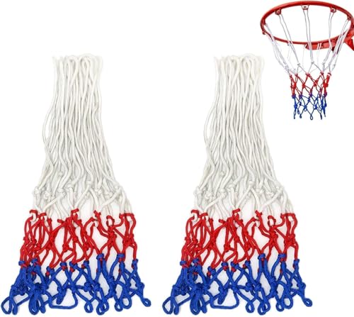 2 Stück Profi Basketballnetz Basketball Ersatz Netz Dauerhaft und Alle Wetter Ballnetz Für Standard Größe BasketballKorb, Netz für Basketballkorb Outdoor 2 Stück Profi Basketballnetz Basketball Ersatz Netz Dauerhaft und Alle Wetter Ballnetz Für Standard Größe BasketballKorb, Netz für Basketballkorb Outdoor von Xianjuun