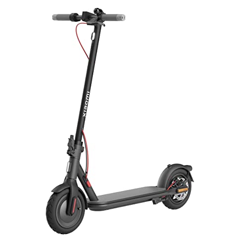 Xiaomi Electric Scooter 4 (DE) Faltbarer E-Scooter aus Luftfahrtaluminium mit Straßenzulassung (bis zu 35km Reichweite & 16% Steigung, Duo-Bremssystem, 10" Luftreifen, max. 110kg, Display, App) von Xiaomi