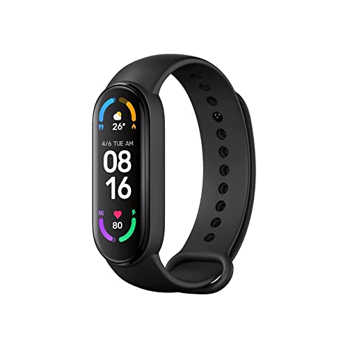 Xiaomi Mi Smart Band 6 1,56" AMOLED Display Bluetooth Fitness Aktivitätstracker, SpO2 Tracking Schlaf- und Pulsüberwachung, 30 Trainings Modi, 14 Tage Batterielaufzeit, 5ATM, Globale Version,Schwarz Xiaomi Mi Smart Band 6 1,56" AMOLED Display Bluetooth Fitness Aktivitätstracker, SpO2 Tracking Schlaf- und Pulsüberwachung, 30 Trainings Modi, 14 Tage Batterielaufzeit, 5ATM, Globale Version,Schwarz von Xiaomi