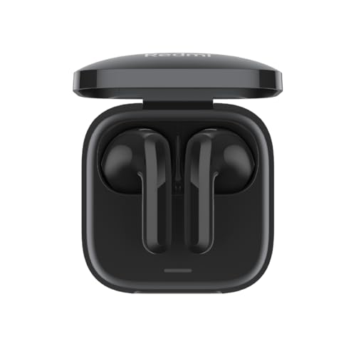 Xiaomi Redmi Buds 6 Active – In-Ear Kopfhörer, Bluetooth 5.4, bis zu 30 Stunden Akkulaufzeit, 14.2mm dynamischer Treiber, IPX4 Wasserschutz, Telefonat Rauschunterdrückung, Schwarz von Xiaomi