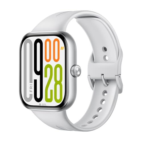 Xiaomi Redmi Watch 5 – 2.07" AMOLED, 60Hz, 24 Tage Akku, 150+ Sportmodi, 5ATM wasserfest, GNSS, Herzfrequenz & SPO₂-Sensor, Bluetooth Calling, Aluminium-Rahmen, drehbare Krone, Silver Gray Xiaomi Redmi Watch 5 – 2.07" AMOLED, 60Hz, 24 Tage Akku, 150+ Sportmodi, 5ATM wasserfest, GNSS, Herzfrequenz & SPO₂-Sensor, Bluetooth Calling, Aluminium-Rahmen, drehbare Krone, Silver Gray von Xiaomi