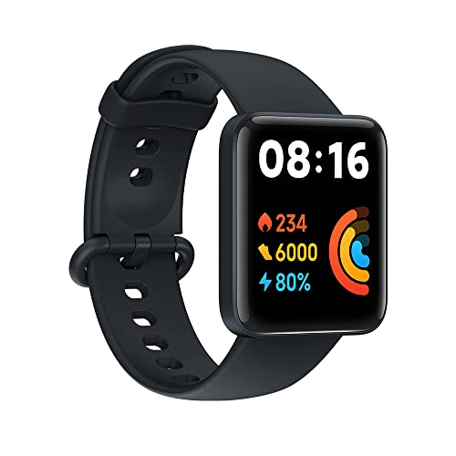 Xiaomi Redmi Watch Lite 2 Smartwatch (1,55" TFTLCD-Touchscreen; Messung/Überwachung Herzfrequenz & Schlafzyklus; GPS; Luftdruck- & Höhenmesser; 17 Sportmodi; 5 ATM; 10 Tage Batterielaufzeit) Schwarz, BHR5441AP, Black (Schwarz) von Xiaomi