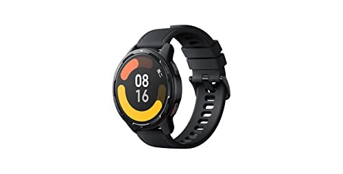 Xiaomi XM100024-99 Watch S1 Active DE Smartwatch (Amoled HD, 117 Trainingsmodi, Überwachung von SpO2, Herzfrequenz und Schlaf, Bluetooth, NFC, GPS, 5 ATM, bis zu 12 Tage Akku), Schwarz, 1,43 Zoll von Xiaomi