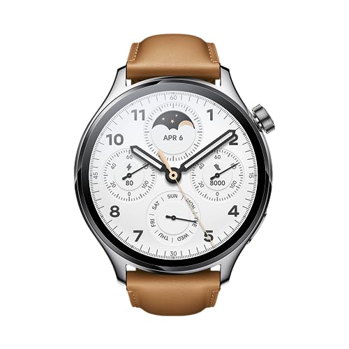 Xiaomi Watch S1 Pro, Smartwatch, AMOLED Display 1,47 Zoll, Saphirglas, Körpertemperaturüberwachung, Herzschlag, SPO₂, 100+ Fitnessmodus, GPS, Widerstand 5 ATM, Batterie 14 g, Silver Xiaomi Watch S1 Pro, Smartwatch, AMOLED Display 1,47 Zoll, Saphirglas, Körpertemperaturüberwachung, Herzschlag, SPO₂, 100+ Fitnessmodus, GPS, Widerstand 5 ATM, Batterie 14 g, Silver von Xiaomi