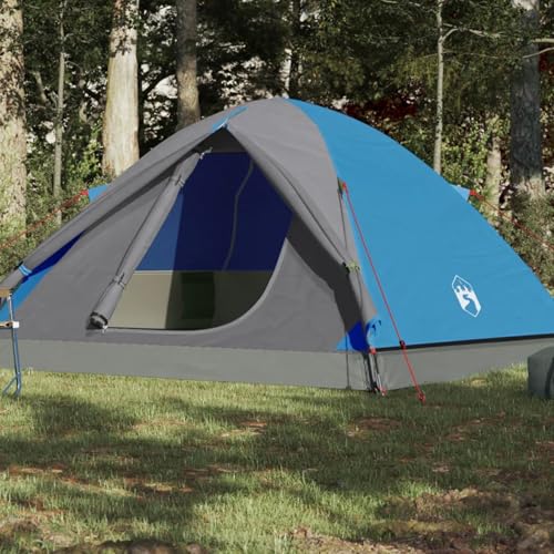 Campingzelt 3 Personen Blau 240x217x120 cm 190T TAFT, Xichuzi Caming Zelt, Camping Tents, Camping-Zelt - 94410 von Xichuzi