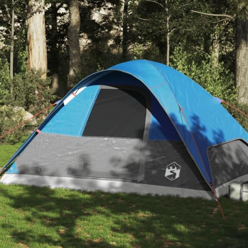 Kuppel-Familienzelt 6 Personen Blau Wasserdicht, Xichuzi Caming Zelt, Camping Tents, Camping-Zelt - 94552 von Xichuzi