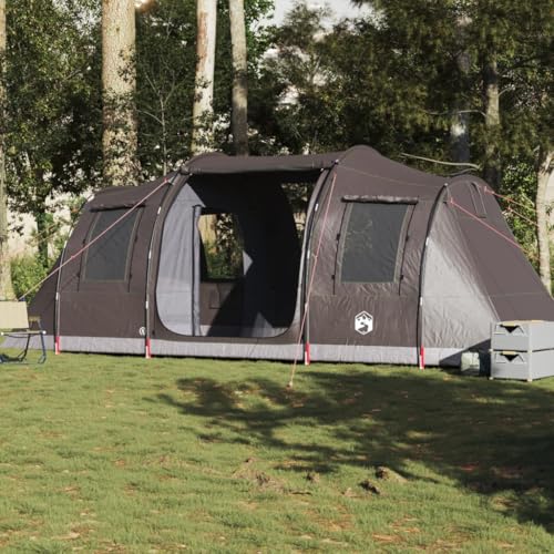 Tunnelzelt 4 Personen Braun Wasserdicht, Xichuzi Caming Zelt, Camping Tents, Camping-Zelt - 4009414 von Xichuzi