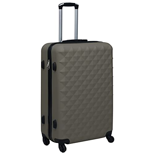 Xichuzi Hartschalen-Trolley, Handgepäck, Trolley Koffer, Reisekoffer, Rollkoffer, Hartschalenkoffer, Kofferorganizer, Anthrazit ABS von Xichuzi