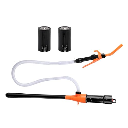 Xijobido Flüssigkeitstransferpumpe, Öltransferpumpe,Flüssigkeitstransferpumpe, tragbare PVC-Batteriepumpe - Elektrische Siphonpumpe für Motorräder, Wohnmobile, Reinigungsgeräte, Geländefahrzeuge, von Xijobido