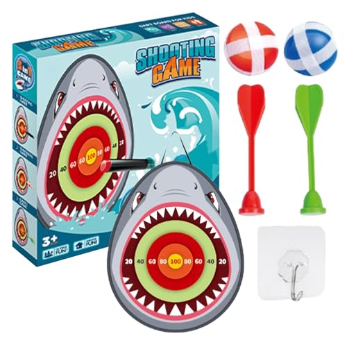 Xijobido Kinder-Dartscheibe, Ball-Dart-Spiel - Wurfspielzeug Sticky-Ball-Spiele,Zielspiel mit klebrigen Bällen, interaktives Indoor-Sportspielzeug, Outdoor-Gartenspielzeug für Kinder, und Mädchen von Xijobido