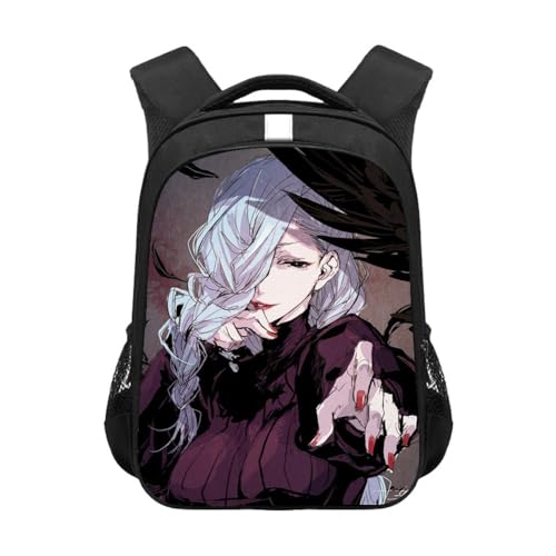 Xinchangda Gojo Satoru Rucksack Anime Ryomen Sukuna Nanami Kento Rucksack 3D Gedruckt Cartoon Charakter Casual Schultasche für Jungen und Mädchen, Mei Mei, 44*30.5*16CM, Schulranzen von Xinchangda