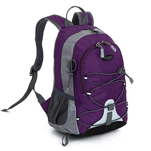 AUXDIQ 10L Unisex Rucksack Reisen Tagesrucksack Outdoor Leichter Rucksäcke Wanderrucksack Kleiner Faltbar Rucksäcke Lila von AUXDIQ