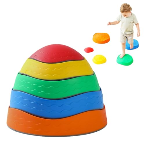 Baby-Trittsteine, Baby-Trittsteine ​​– lustiges, rutschfestes Gleichgewichtstrainingsspielzeug | Spielzeug für drinnen und draußen, Früherziehungsspielzeug PE von Xinhuju