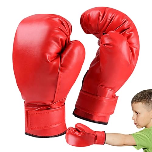 Herren-Boxhandschuhe – Box-Trainingshandschuhe, Jugend-Boxhandschuhe | Gepolsterte Kinder-Boxhandschuhe, verstellbare Boxhandschuhe, weiche Kampfhandschuhe, atmungsaktiver Boxschutz, Boxhandschuhe zum von Xinhuju