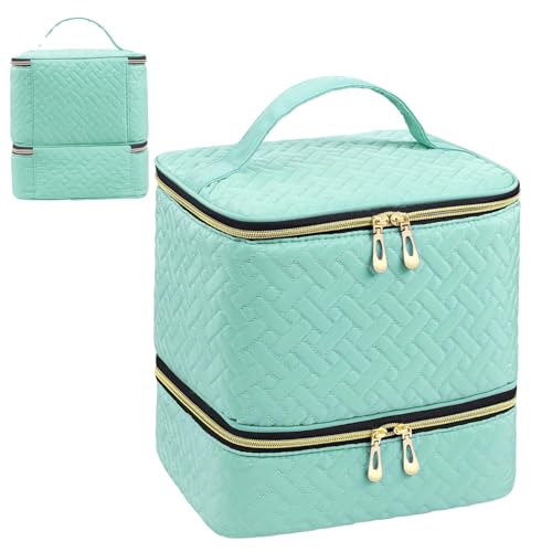 Nagellack Organizer -Beutel - Toilettenfahrtenbag, Tragetasche Nagel Kit Organize | Aufbewahrungsbeutel mit Griff, multifunktionaler Nagelversorgungsorganisator, großer Kapazitätsbeutel für Dateien, B von Xinhuju