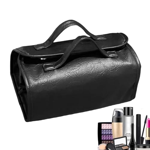 Tragbare Make-up-Tasche, Reise-Kosmetik-Organizer - Multifunktionale Kosmetiktasche - Tragbare wasserdichte Roll-Kosmetiktasche für Damen, 4-in-1-Make-up-Taschen-Organizer für Reisen von Xinhuju