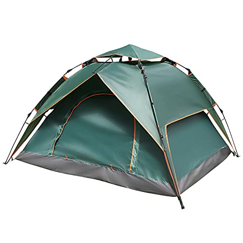 Sofortiges Pop-up-Zelt, Wasserdichtes, Winddichtes, Doppelstöckiges Familien-Campingzelt, Reißfest, Sehr atmungsaktiv. Automatisches Tragbares Zelt für 4 Personen von Xiuganpo