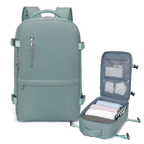Xkdoai Handgepäck 40x20x25 für Ryanair, Flugzeug Reiserucksack Underseat Carry On Luggage Reisetasche Backpacker Rucksack Cabin Bag für Frauen Männer von Xkdoai