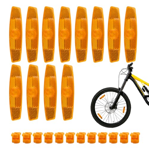 Xmart 12 Stück Speichenreflektoren Fahrrad Gelber Fischtyp Reflektoren Fahrrad Verkehrssicherheit Katzenaugen Fahrrad Wiederverwendbar Fahrrad Reflektoren Mountainbike Kinderfahrrad Xmart 12 Stück Speichenreflektoren Fahrrad Gelber Fischtyp Reflektoren Fahrrad Verkehrssicherheit Katzenaugen Fahrrad Wiederverwendbar Fahrrad Reflektoren Mountainbike Kinderfahrrad von Xmart