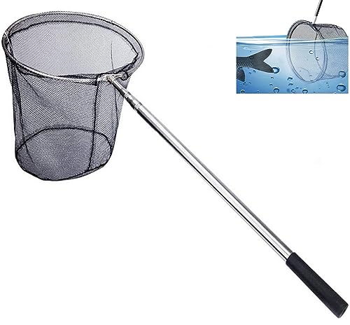 Kescher Angeln, Xndryan 180cm Teleskop Kescher Angelrute mit Langem Griff, Kescher Fischen Faltbare Fischernetz, Karpfen Forellenangeln Kescher für Teiche Kescher Angeln, Xndryan 180cm Teleskop Kescher Angelrute mit Langem Griff, Kescher Fischen Faltbare Fischernetz, Karpfen Forellenangeln Kescher für Teiche von Xndryan