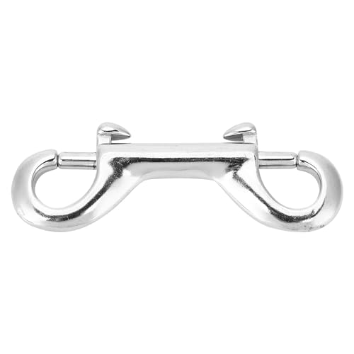 Xolsurg Silber Edelstahl Doppelend -Clip -Haken Bolzen -Schnappschubtauchschnalle (65 mm) von Xolsurg