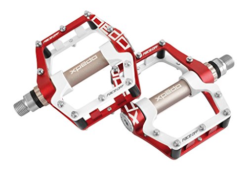 Xpedo 2184009100 Pedal, Red/Pearl White, 99 x 100 x 22 mm von Xpedo