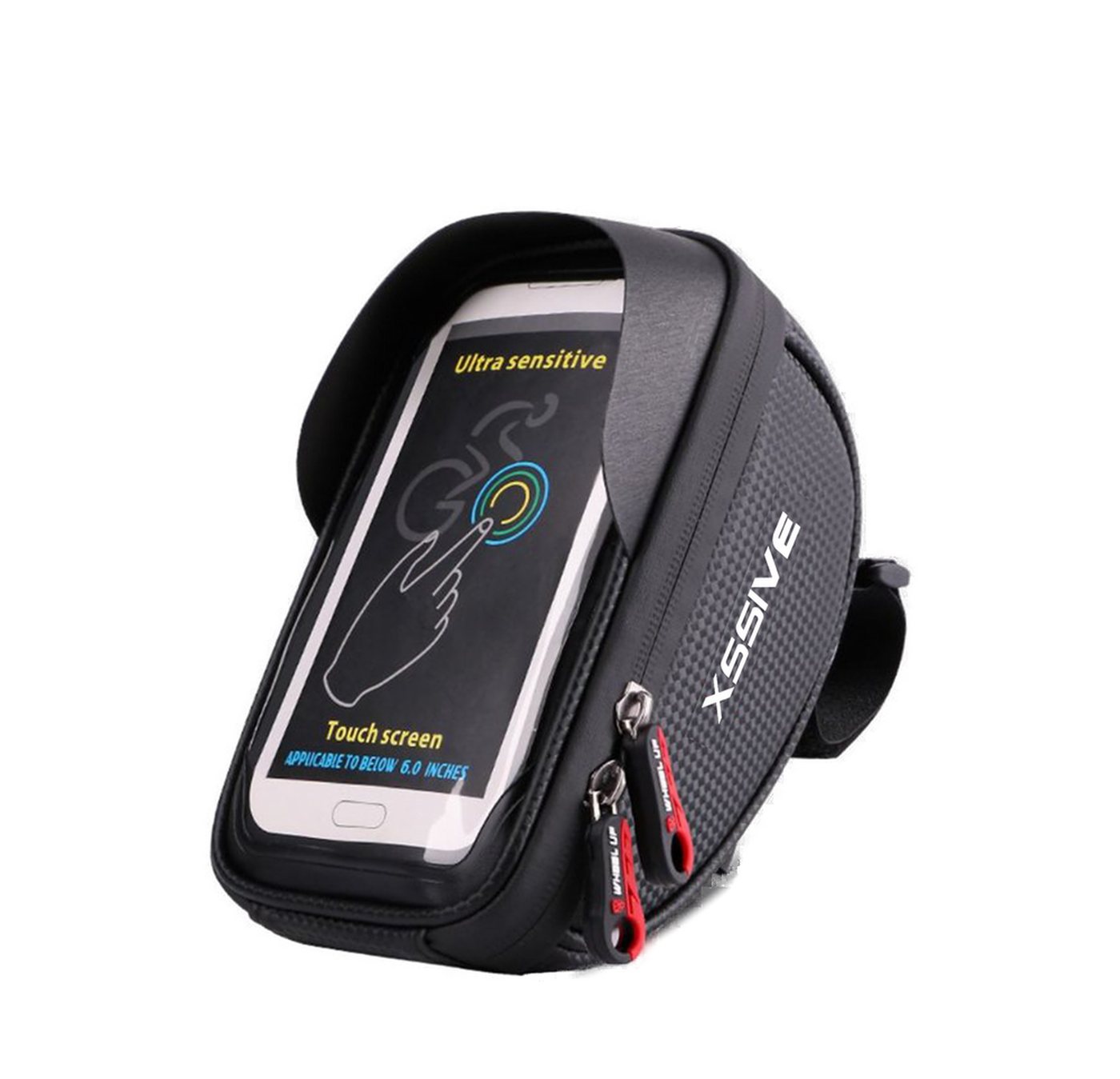 Xssive Handy-Lenkertasche Lenkertasche Fahrradtasche bis 6.5" für Lenker, Wasserdichte Xssive Handy-Lenkertasche Lenkertasche Fahrradtasche bis 6.5" für Lenker, Wasserdichte von Xssive