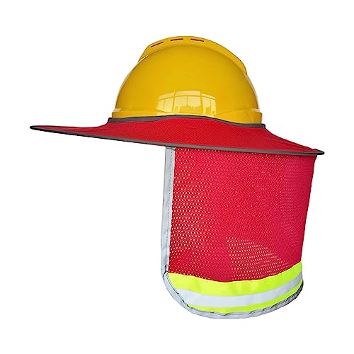 Reflektierender Nackenschutz für harte Hüte, Helme, faltbar, atmungsaktiv, Sonnenschutz für Hardhats von Xuancai