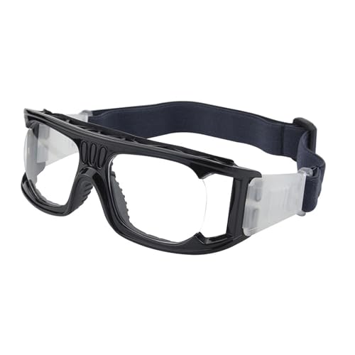 Xuancai Sportbrille für Erwachsene, Schutzbrille, Basketballbrille für Herren, mit verstellbarem Kopfband und austauschbarer Linse von Xuancai