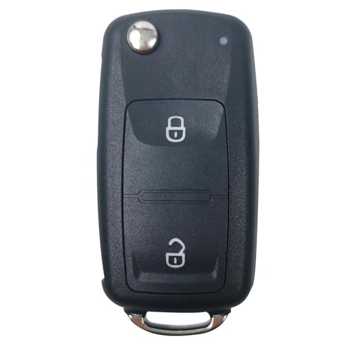 Für VW Für Polo 1995 1996 1997 1998 1999 2000 2001 2002 2003 2004 2005 2006 2007 2008 2009 2 Taste Auto Remote Key Shell Fall Abdeckung von Xufiscal