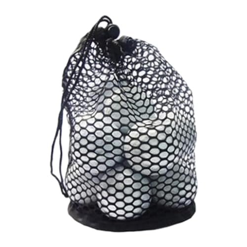 Xujuika Golfball-Tasche, Golfball-Aufbewahrung - Balltasche mit Kordelzug-Design, Nylon-Mesh-Golftasche - Ballaufbewahrung, tragbare multifunktionale Balltasche mit großer Kapazität für Outdoor, von Xujuika