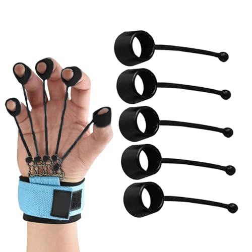 Xujuika Handgriff-Verstärker | 5 Stück Handtrainer für Kraft - Fingerstrecker, Handgriffverstärker für Übungsfinger, Verbesserung der Handmuskelkraft Xujuika Handgriff-Verstärker | 5 Stück Handtrainer für Kraft - Fingerstrecker, Handgriffverstärker für Übungsfinger, Verbesserung der Handmuskelkraft von Xujuika
