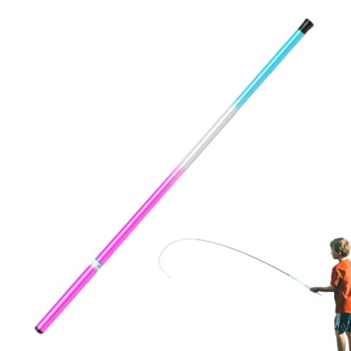 Xujuika Kurze Angelrute, kleine Angelrute - Kinder-Angelrute - Ultraleichte Bachrute, Garnelen- und Kinderangelrute für Kinder, Mini-Bachrute von Xujuika