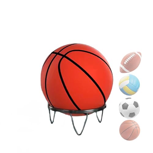 Xujuika Vertical Ball Storage Rack, Mehrschichtiges Ball Organizer Gestell Ball Aufbewahrung, Ballständer Ball Aufbewahrungsregal Für Den Innenbereich, Herausnehmbare Aufbewahrung von Xujuika