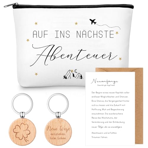 Xuniea Inspirierende Kosmetiktasche Holz Schlüsselanhänger Kleeblatt Ermutigende und Umschlag Geschenk zum Neuanfang als Danke Geschenk für Kollegen Freundin Neujahr Weihnachten Xuniea Inspirierende Kosmetiktasche Holz Schlüsselanhänger Kleeblatt Ermutigende und Umschlag Geschenk zum Neuanfang als Danke Geschenk für Kollegen Freundin Neujahr Weihnachten von Xuniea
