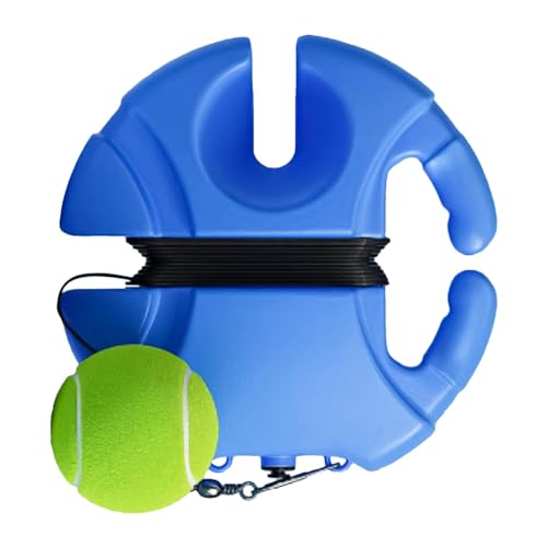 Xvilmaun Tragbarer Tennistrainer,Tennis-Rebound-Trainer | Tennistrainer Rebound | Tragbare Tennis-Trainingsausrüstung mit integriertem Stauraum, Tennis-Übungs-Trainingsgerät für Erwachsene oder von Xvilmaun