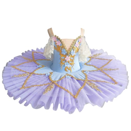 Xytraiihw Lila,140,Mädchen Professionelles Ballett Tutu Platte Pfannkuchen Tutu Ballerina Party Kleid Ballett Tanzwettbewerb Kostüm Xytraiihw Lila,140,Mädchen Professionelles Ballett Tutu Platte Pfannkuchen Tutu Ballerina Party Kleid Ballett Tanzwettbewerb Kostüm von Xytraiihw