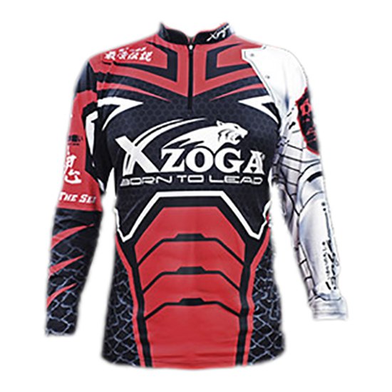 Xzoga Mf Sport 2021 Zip Long Sleeve T-shirt Rot L Mann von Xzoga