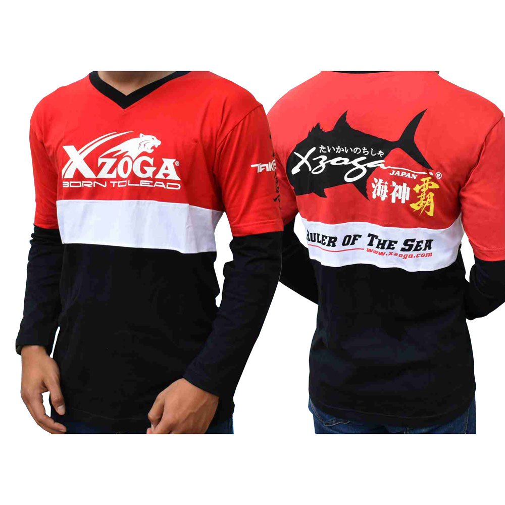 Xzoga V Neck Ct3 Long Sleeve T-shirt Rot L Mann Xzoga V Neck Ct3 Long Sleeve T-shirt Rot L Mann von Xzoga