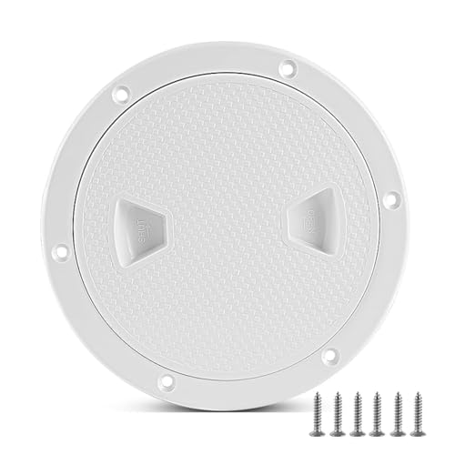 Xztrdi Boat-Ready Black Round Non-Slip Inspection Hatches - Sizes 6with Detachable Cover - ABS Plastic Screw Out Access Hatch Cover for Kayak, Yacht, Marine Accessories Xztrdi Boat-Ready Black Round Non-Slip Inspection Hatches - Sizes 6with Detachable Cover - ABS Plastic Screw Out Access Hatch Cover for Kayak, Yacht, Marine Accessories von Xztrdi