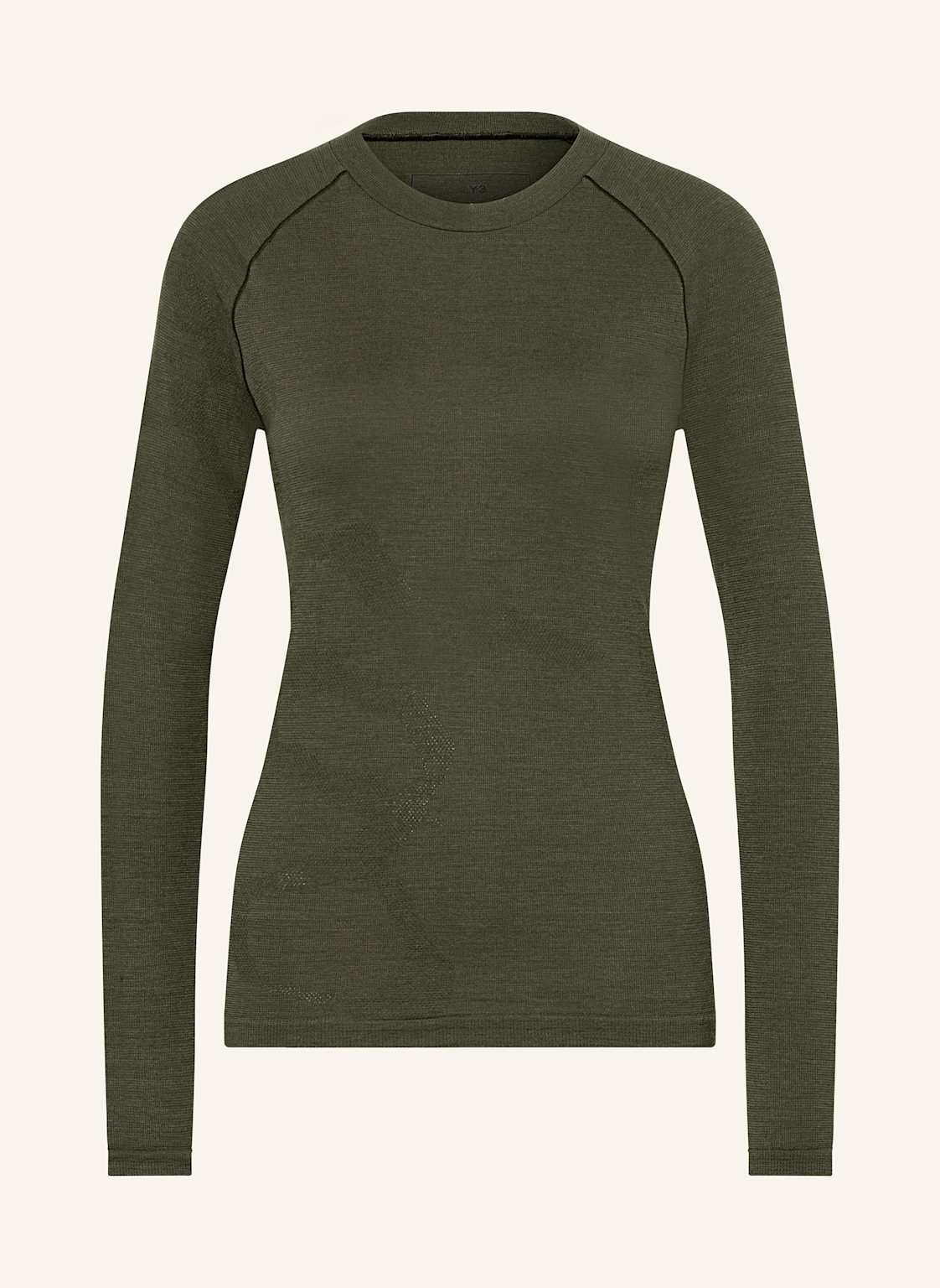 Y-3 Laufshirt Run Knit gruen Y-3 Laufshirt Run Knit gruen von Y-3