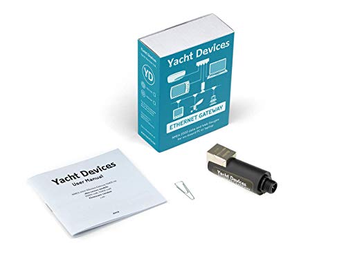 YACHT DEVICES LTD. Other Nuevo 2024-NMEA ETHERNET Gateway-NMEA 2000 Micro Male, RJ45 Female NYD-024, Multicolor, One Size von YACHT DEVICES LTD.